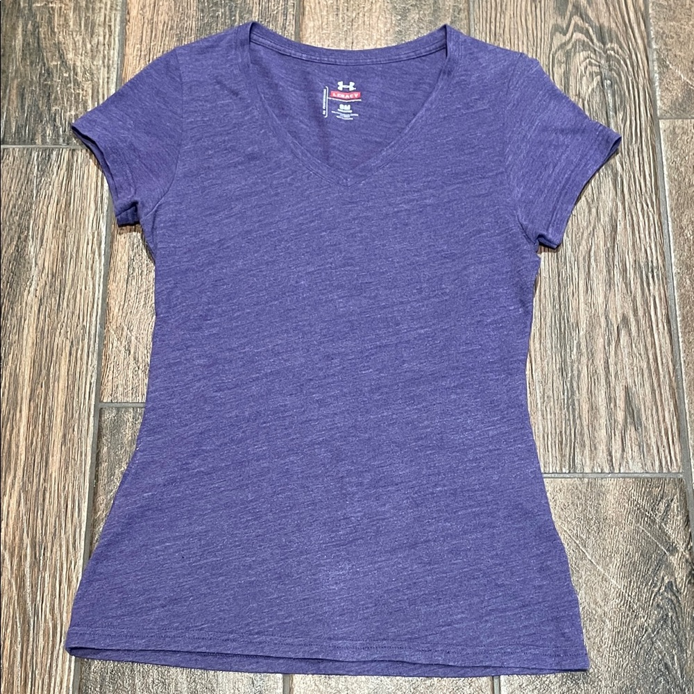 Under Armour Women's Short Sleeve Purple Tee